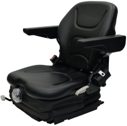 Produktbild: Staplersitz Tecthrone Medium M 80, mechanische Scherenfederung, PVC-Kunstleder, schwarz