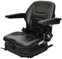 Produktbild: Staplersitz Tecthrone Medium Air 80, luftgefedert, PVC-Kunstleder, schwarz
