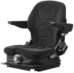 Produktbild: Staplersitz Tecthrone Medium M 80, mechanische Scherenfederung, Stoff, schwarz