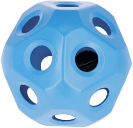 Produktbild: KERBL Futterball 400 mm blau, Fressöffnungen 19 St./60 mm, für Rinder und Pferde, 3210385