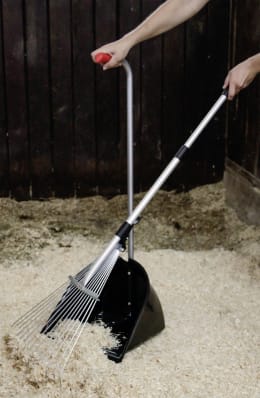 Lifestyle: KERBL Universalrechen 20 – 45 cm, Stiel Metall, teleskopierbar von 70 – 140 cm