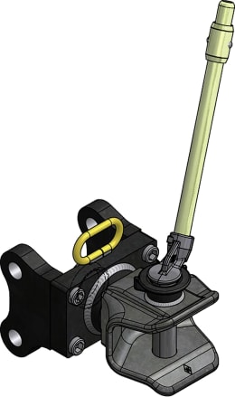 Produktbild: Walterscheid Zugmaul KU5410/750ZB335 mechanisch mit Konsole, Bohrungen 25 x 108 mm, Ø Bolzen 31 mm