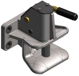 Produktbild: Walterscheid Zugmaul KU25-3 automatisch mit Flansch, B x H 120 x 55 mm, Ø Bolzen 25 mm