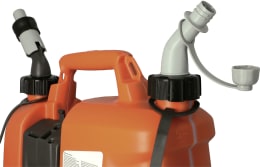 Produktbild: Husqvarna® Kombikanister 5,0/2,5 l orange, schwarz
