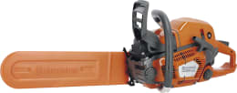 Produktbild: Husqvarna Benzin-Kettensäge 545 Mark II in Orange mit Schwertschutz, Seitenansicht