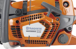 Produktbild: Husqvarna Benzin-Kettensäge 545 Mark II in Orange mit grauem Startergriff