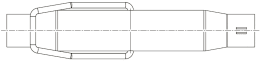 Technische Zeichnung: Walterscheid Stufenrohr OL-B/OL-C, Rechts-/Linksgewinde, für Spindeloberlenker