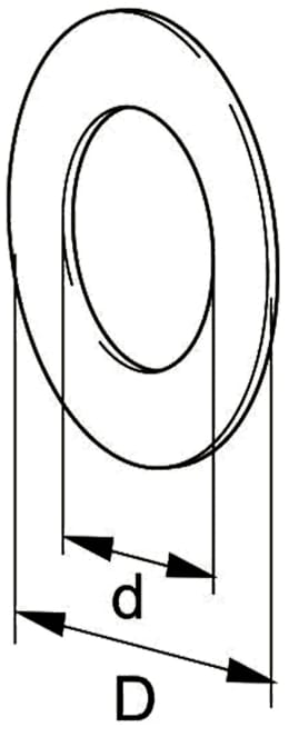 Technische Zeichnung: Walterscheid Scheibe 2370, WW70°, 118 x 64 x 0,5 mm, für Weitwinkelgelenke WG 70°