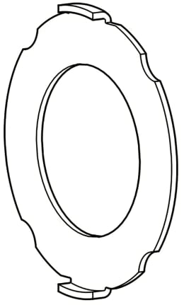 Produktbild: Walterscheid Mitnahmescheibe, 161,5 x 100 x 4 mm, für Reibkupplungen K96/4, EK96/4, FK96/4, EFK96/4, FBK96/4