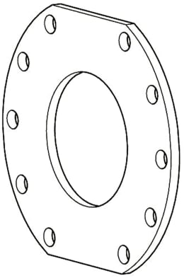 Technische Zeichnung: Walterscheid Mitnahmescheibe, 189 x 91 x 7 mm, für Reibkupplungen K90/4, K90/4T