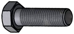 Produktbild: Walterscheid Sechskantschraube DIN 933 M 20 x 50 - 10.9, für Zwangslenkungssystem ZWL50