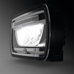 Produktbild: Hella® LED-Scheinwerfer Jumbo LED, rechteckig, 9 – 32 V, eingeschaltet