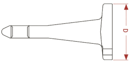 Technische Zeichnung: Walterscheid Zugöse ZO11026-40B, Ø Öse 40 mm, mit 6-Loch-Flansch 100 x 110 mm
