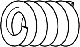 Produktbild: Walterscheid Druckfeder 41 x 26,4 x 6,3 mm, für Reibkupplung K90/4, K90