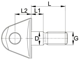 Technische Zeichnung: Walterscheid Laschensatz, für Stabilisatoren mechanisch