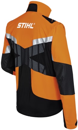 Produktbild: STIHL Forstjacke Advance X-TREEm, schwarz, silber, warnorange