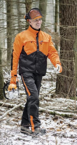 Lifestyle: STIHL Forstjacke Dynamic, anthrazit, warnorange