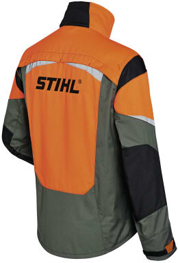 Produktbild: STIHL Forstjacke Function Ergo, olivgrün, warnorange, schwarz
