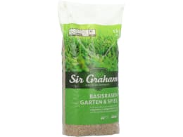 Produktbild: Sir Graham Basisrasen Rasensamen Spielrasen 1 kg Sack 30 m²