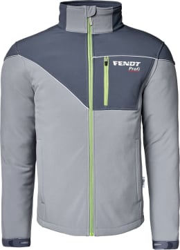 Produktbild: Fendt Softshelljacke Herren Profi blassgrau, nachtgrau, grün