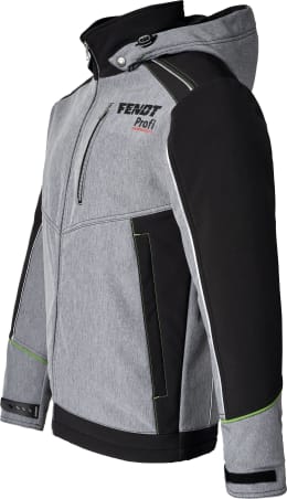 Produktbild: Fendt Softshelljacke Herren Profi grau, schwarz, grün