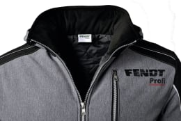Produktbild: Fendt Softshelljacke Herren Profi grau, schwarz, grün