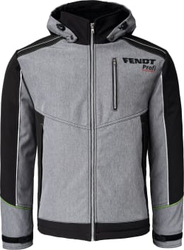 Produktbild: Fendt Softshelljacke Herren Profi grau, schwarz, grün