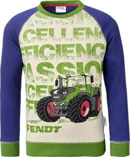 Produktbild: Fendt Sweatshirt Kinder weiß, blau, grün