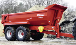 Produktbild: Krampe Halbrundmulde 'Tandem Halfpipe HP 20 Nutzlast 25 t, Transportvolumen 12,1 m³ Wassermaß, 15,7 m³ SAE 221
