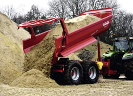 Produktbild: Krampe Halbrundmulde 'Tandem Halfpipe HP 20 Nutzlast 25 t, Transportvolumen 12,1 m³ Wassermaß, 15,7 m³ SAE 221