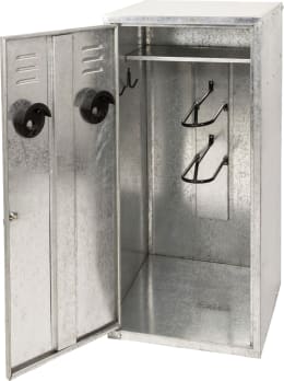 Produktbild: KERBL Sattelschrank 60 x 150 x 60 cm, Stahlblech verzinkt, 326132
