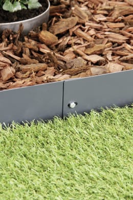 Produktbild: bellissa Rasenkante Spina 2er-Set Stahlblech 103 x 16 cm