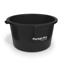 Produktbild: Formel-Pro Mörtelkübel ohne Bügel, schwarz, rund mit seitlichen Griffmulden