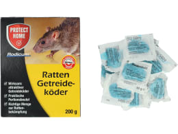 Produktbild: Protect Home Ratten Getreideköder 200 g Karton zur Rattenbekämpfung
