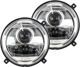 Produktbild: LED-Hauptscheinwerferset Abblendlicht, Fernlicht, für Traktor Massey Ferguson 5000, 6000, 7000, 8000