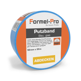 Produktbild: Formel-Pro Putzband, Abdeck-Klebeband, blau, glatt