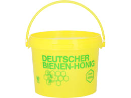 Produktbild: Honigeimer gelb mit Druck 2,5 kg