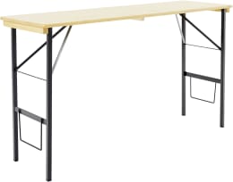 Produktbild: RUKU Biergarnitur Stehtisch 200 x 60 cm, Höhe 110 cm natur