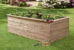 Lifestyle: Hochbeet 200 x 100 x 72 cm Lärchenholz natur, ohne Füllerde