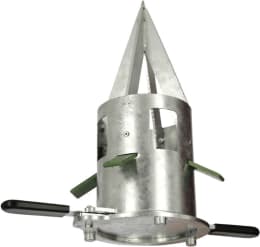 Produktbild: KERBL Auslaufschieber Metall verzinkt für Einweg-Big Bags