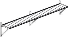 Produktbild: KGT Hängebord für Callas IV 1 St. 0,26 x 0,26 m pressblank