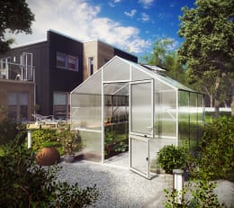 Lifestyle: KGT Gewächshaus Lilie III pressblank Drehtür geteilt (abschließbar)