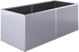 Produktbild: KGT Aluminium-Hochbeet 0,91 x 2,05 x 0,77 m Typ 210 pressblank Füllmenge 1.400 l