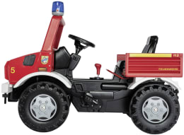 Produktbild: Rolly Toys® Trettraktor Unimog Fire mit Schaltung, Bremse und Blaulicht