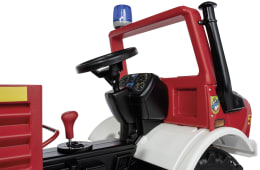 Produktbild: Rolly Toys® Trettraktor Unimog Fire mit Schaltung, Bremse und Blaulicht