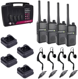 Set: albrecht MIDLAND® Funkgeräteset Tectalk Worker 3 4 Funkgeräte