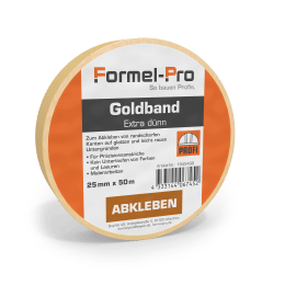 Produktbild: Formel-Pro Goldband extra dünn 25 mm x 50 m
