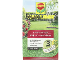 Produktbild: COMPO FLORANID® Rasendünger plus Unkrautvernichter 1,5 kg Schachtel 50 m² Granulat