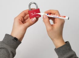 Produktbild: ABUS Vorhangschloss T65AL/40 color Spindschloss, Aluminiumschloss, ABUS-Sicherheitslevel 5