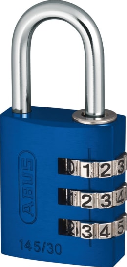 Produktbild: ABUS Zahlenschloss 145 color 145/40 Color Rainbow Kofferschloss, Spindschloss, Aluminium-Vorhängeschloss